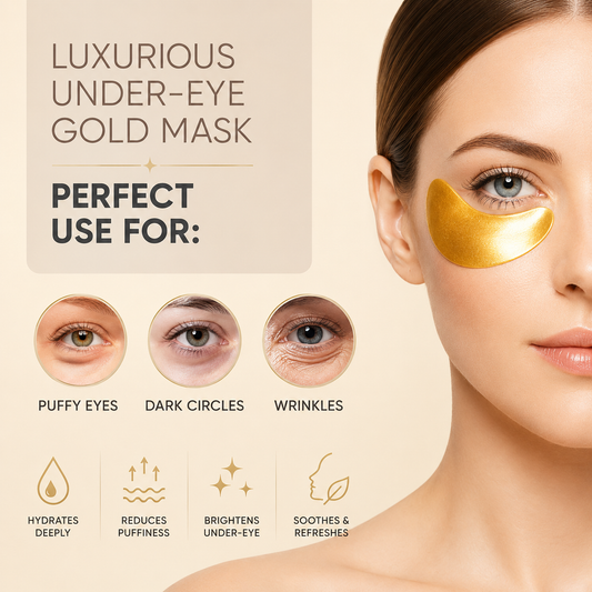 Eye Bag Removal Wrinkle Lifting And Tightening 24K Gold Eye Mask Patch