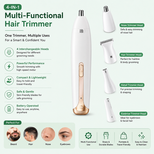 4-in-1 Multi-Functional Hair Trimmer