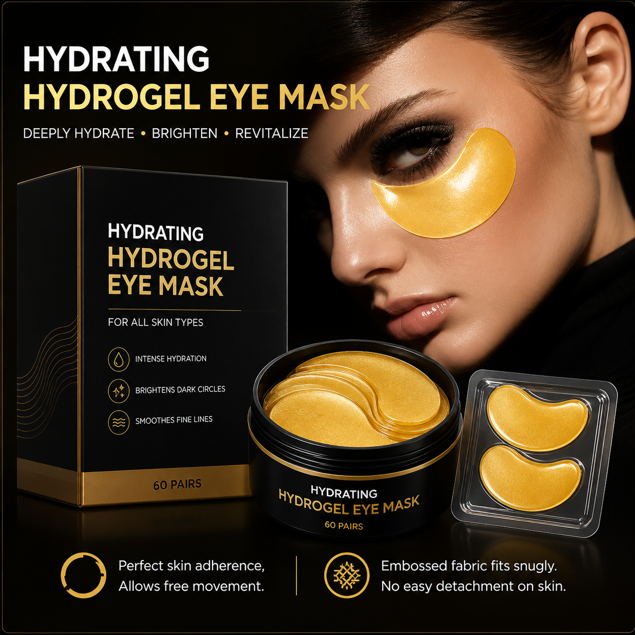LANBENA - 24K Gold Hydra-Gel Eye Patches
