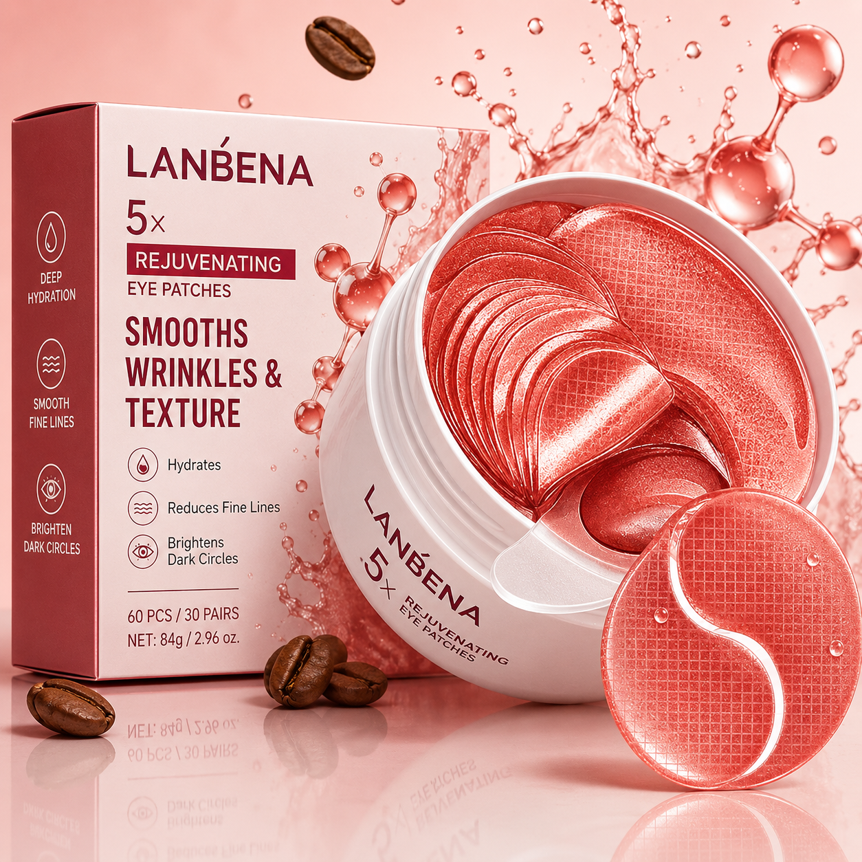 LANBENA - Peptides Hydra-Gel Eye Patches