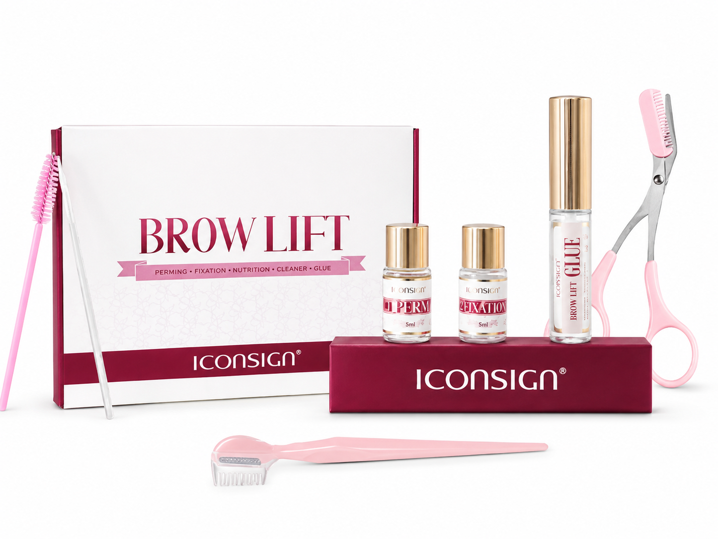 DIY Brow Lamination Eyebrow Kit 45-60 Days ICONSIGN Professional Beauty Makeup Tool Home Use