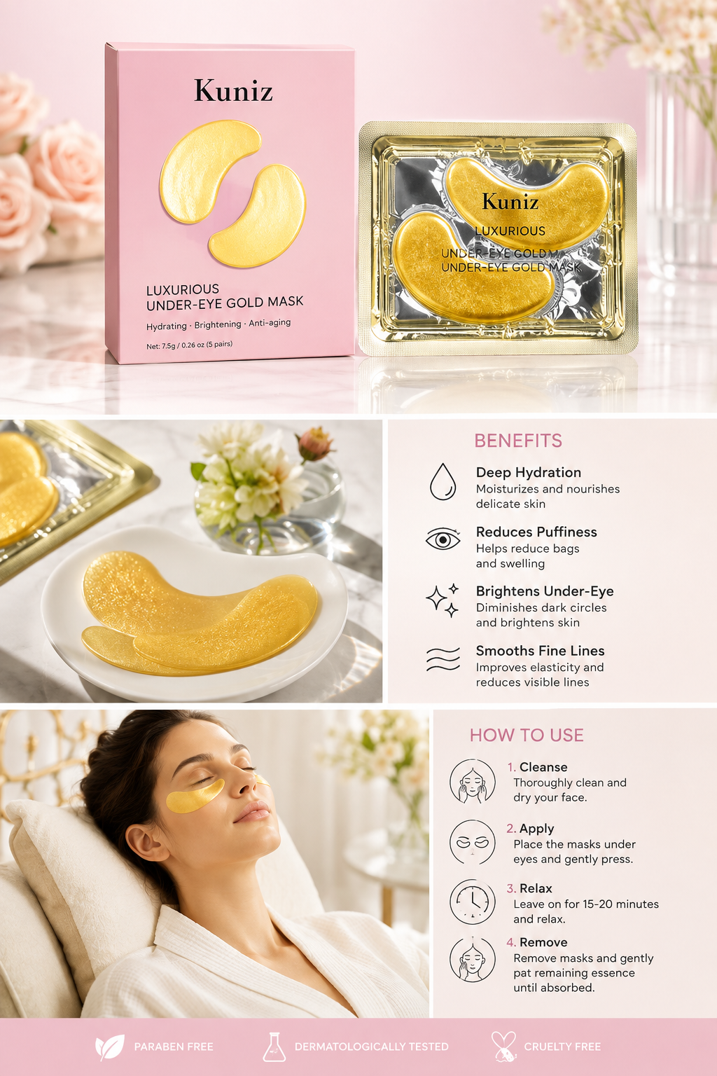Guanjing - Golden Eye Masks