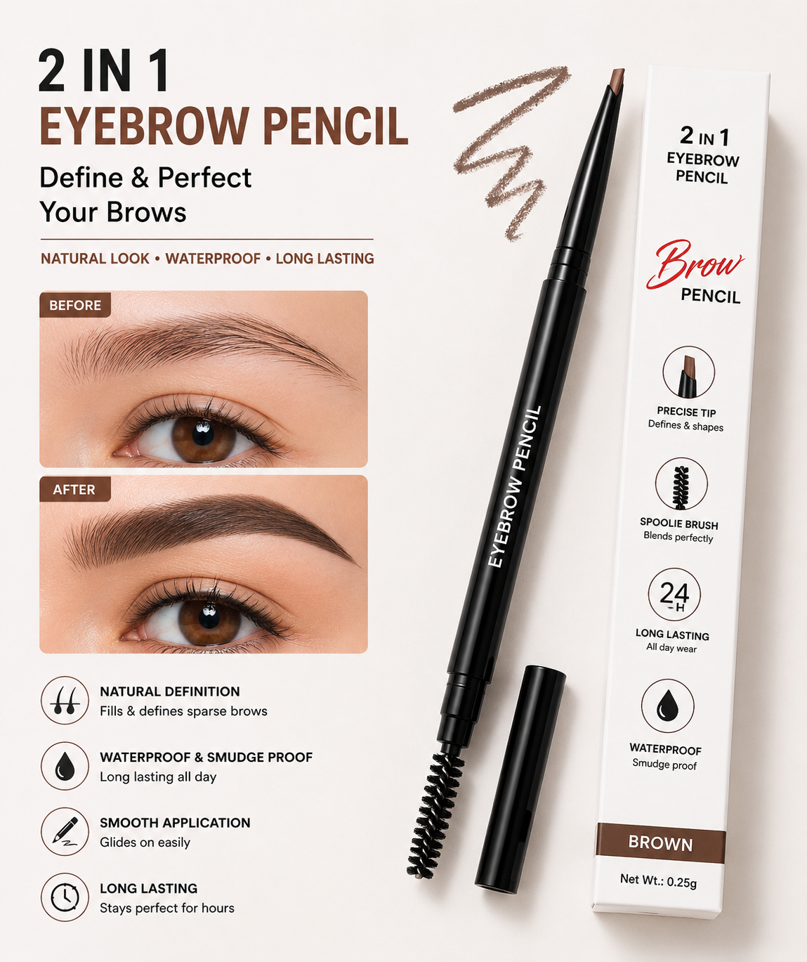 NYX - Fill & Fluff Eyebrow Pencil
