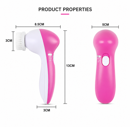 6-in-1 Face Cleansing Brush