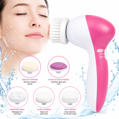 6-in-1 Face Cleansing Brush