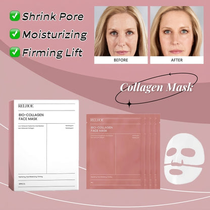 Face Mask Shrink Pore Moisturizing Refreshing Brightening Firming Lift Nourish Skin Care Deep Hydration Moisturizer
