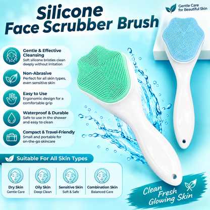 Silicone Face Scrubber Brush