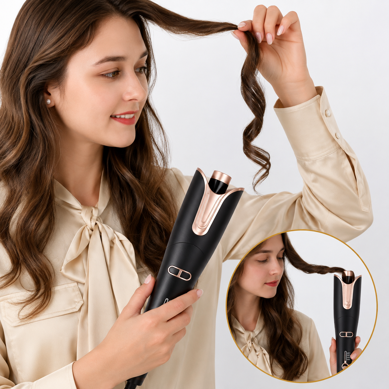 Automatic Hair Curler & Curling Iron