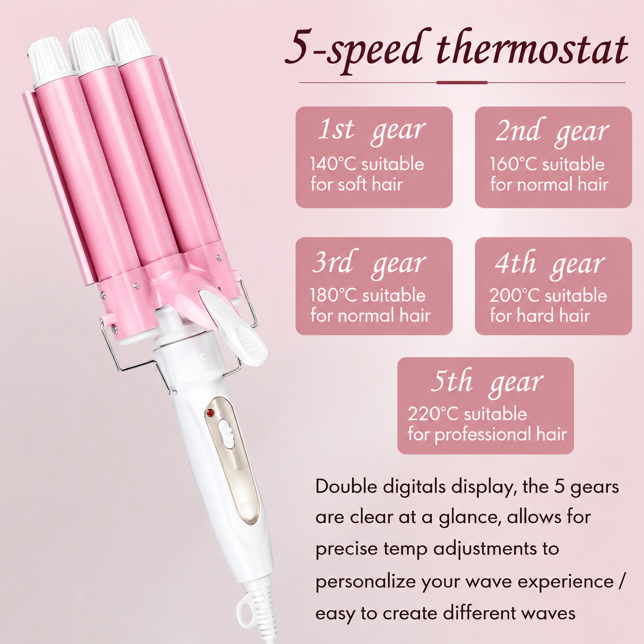 3-in-1 Electric Heating Curler