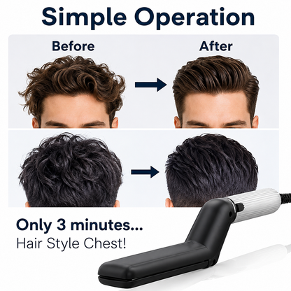 Men’s Quick Beard Straightening & Styling Comb