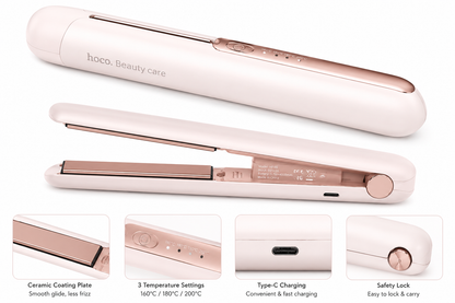 Hoco Portable Hair Straightening Brush
