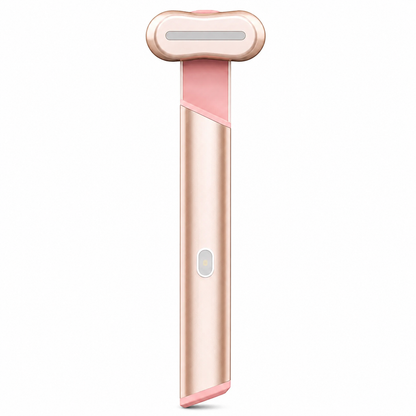 4 Colors Electric Eye Massager Red Blue Light Massage Eye Beautification Instrument Therapeutic Warmth Face Massage