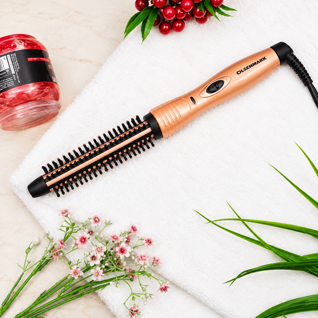 Slim Hair Straightening Brush