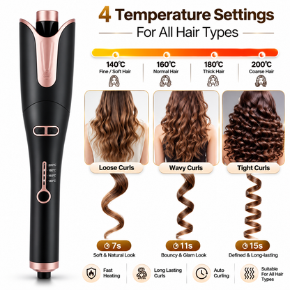 Automatic Hair Curler & Curling Iron