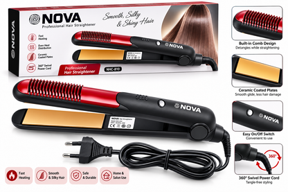 Hair Straightening & Curling Iron