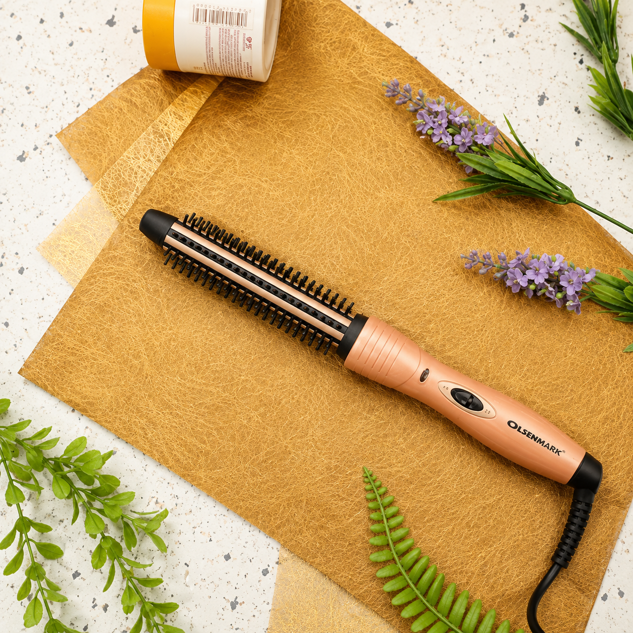 Slim Hair Straightening Brush