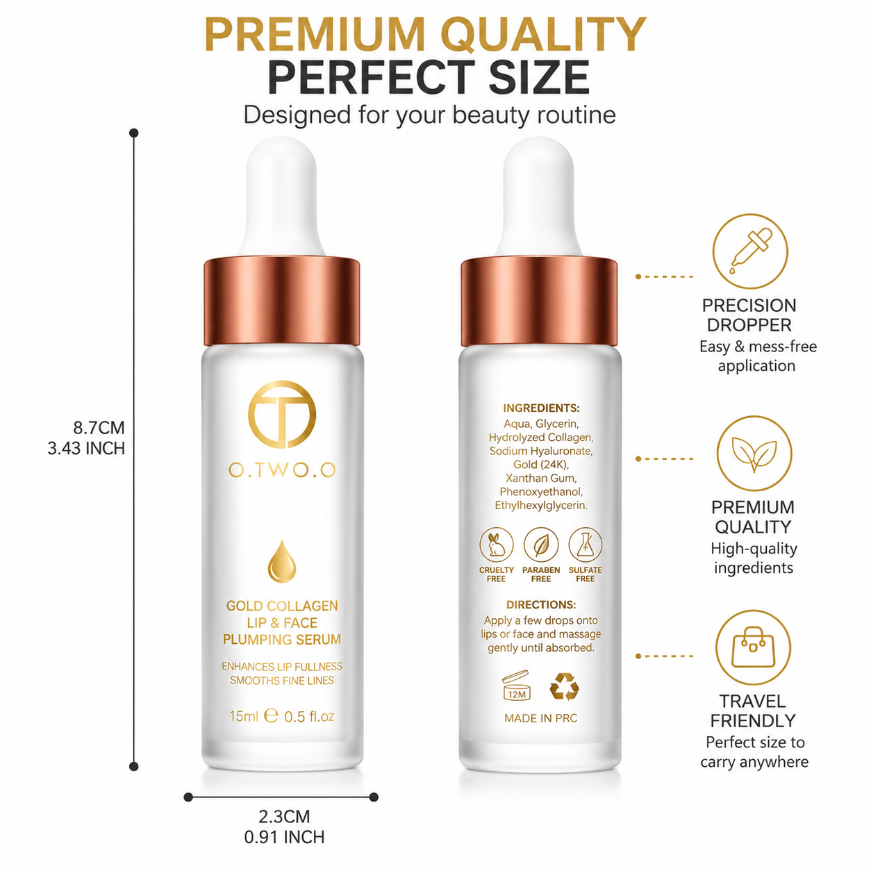 24K Rose Gold Facial Elixir Oil