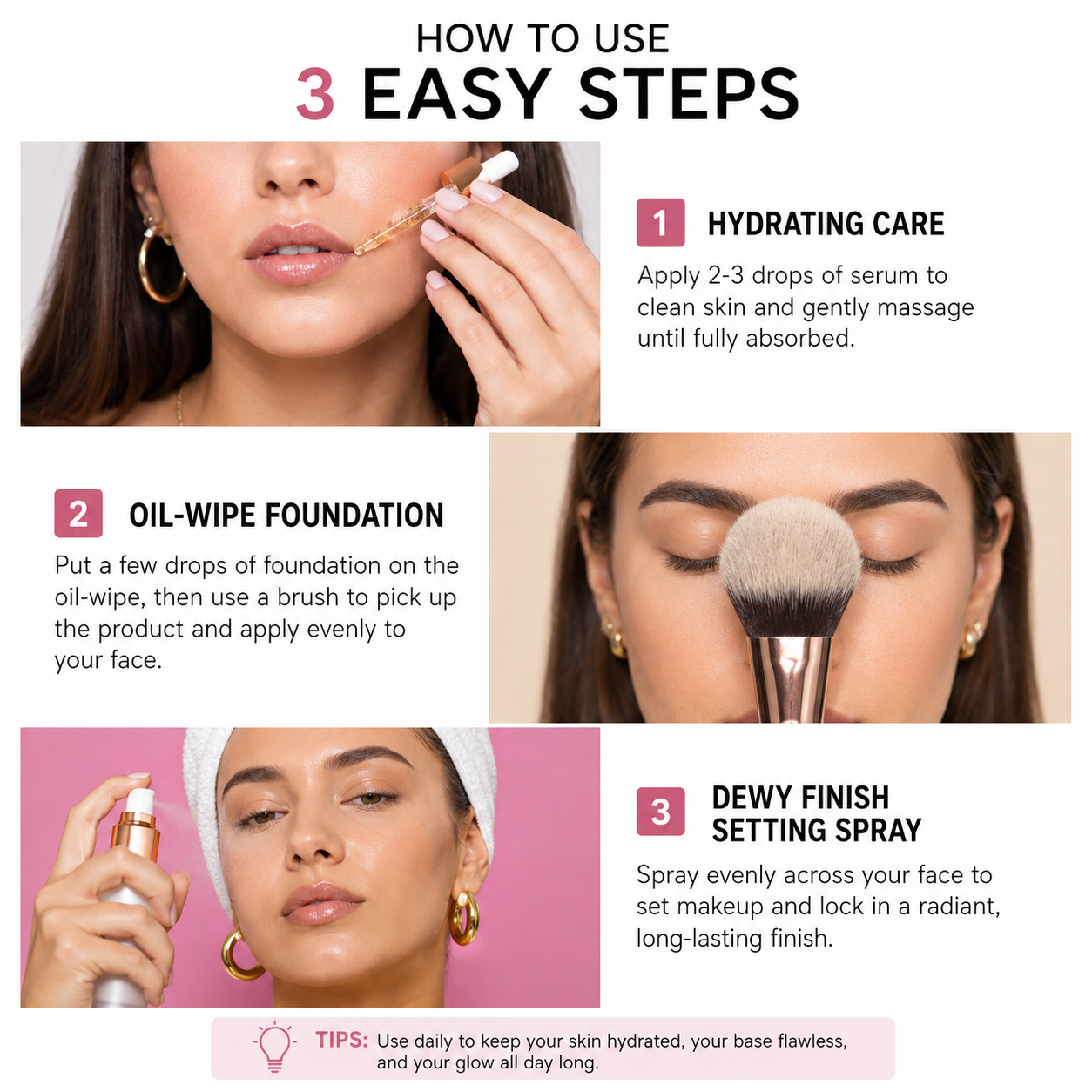 24K Rose Gold Facial Elixir Oil