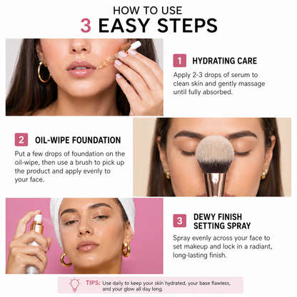 24K Rose Gold Facial Elixir Oil