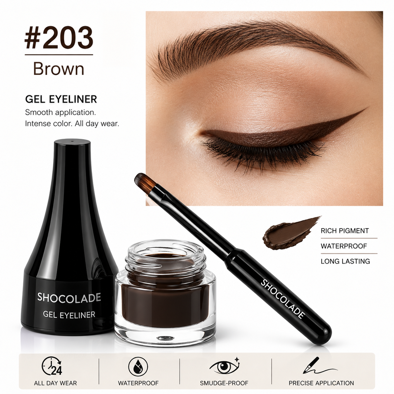 PHOERA 10-Color Eyeliner Set