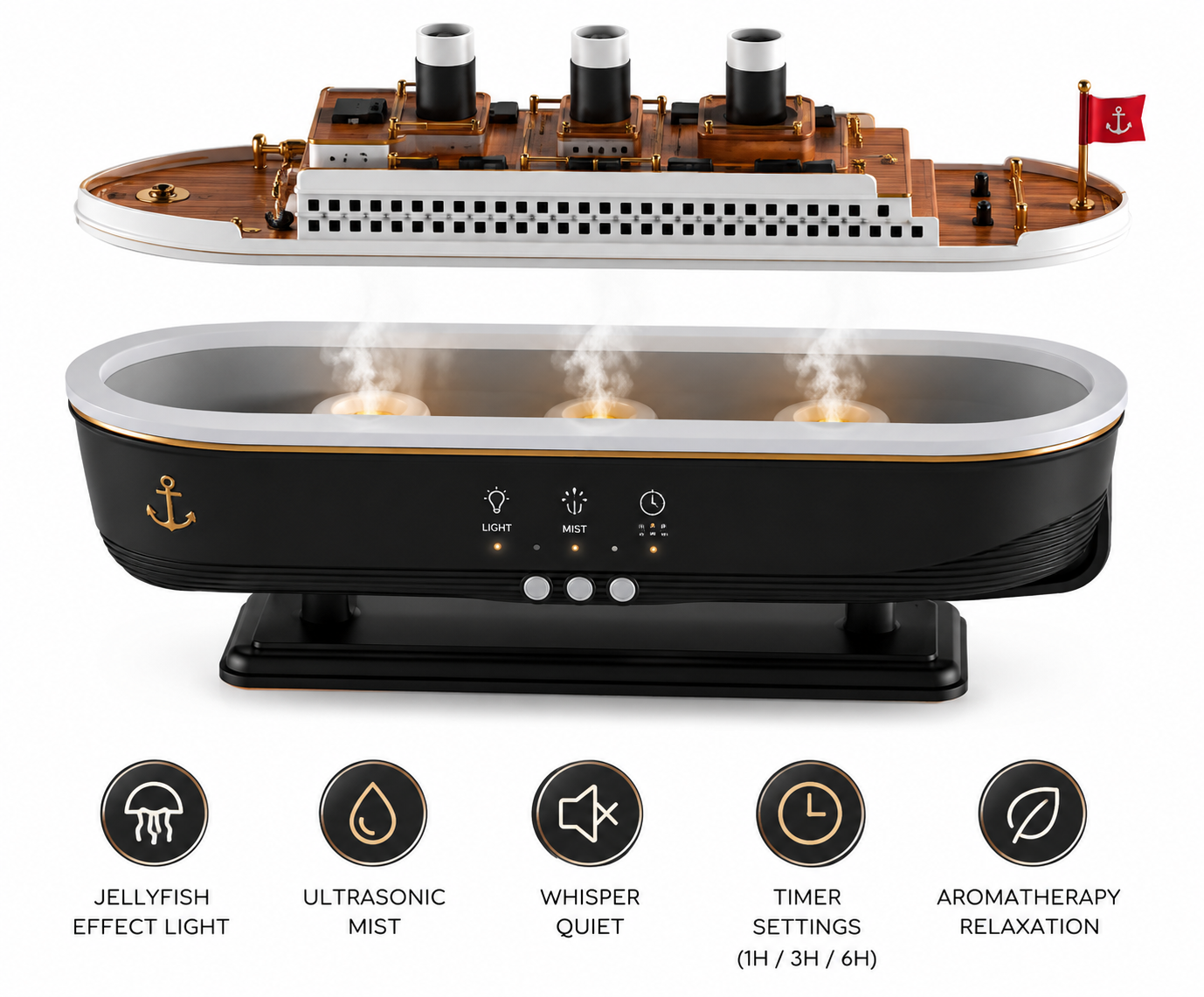 Jellyfish Ship Aroma Diffuser