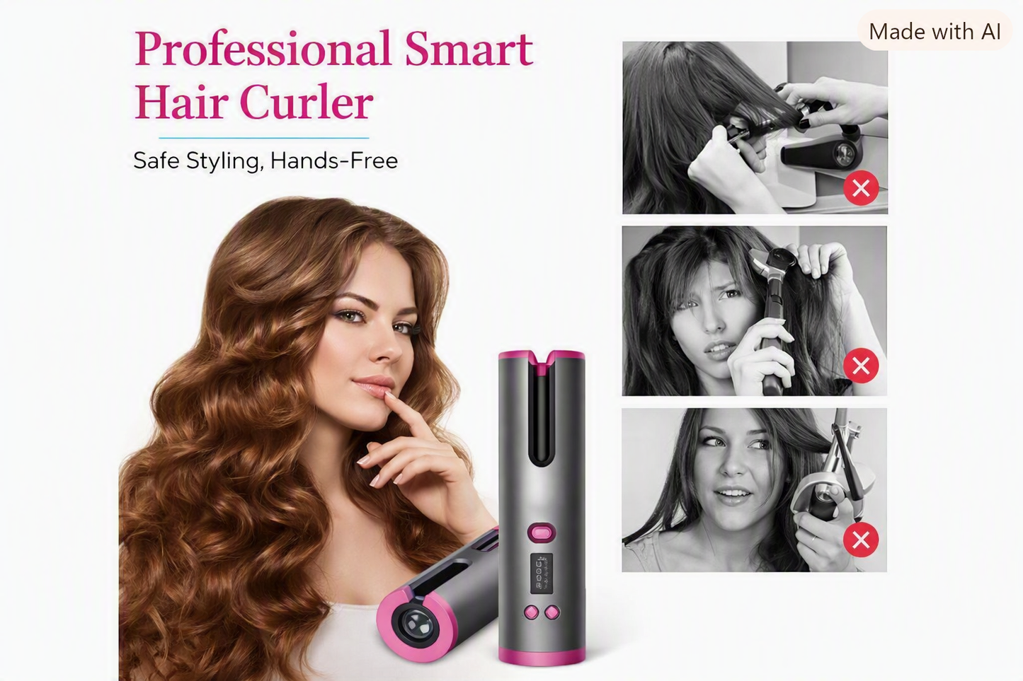 Digital Automatic Hair Curler