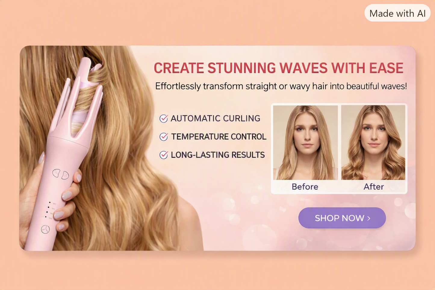 Automatic Curling Wand