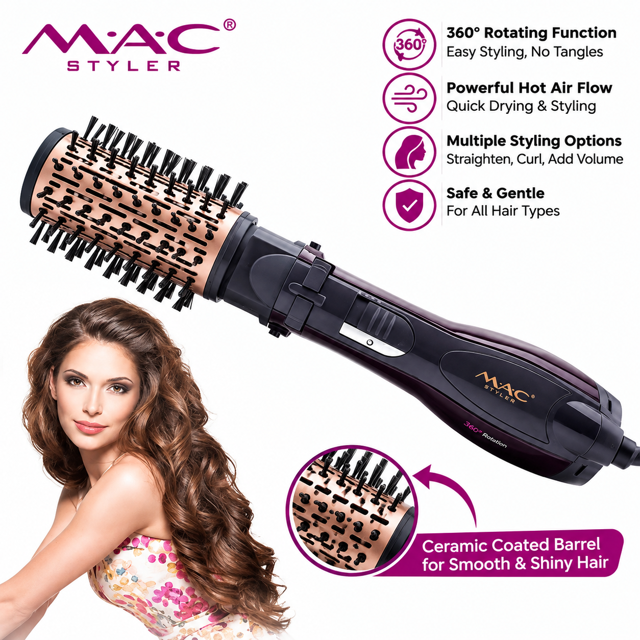 MAC - Styler Hair Dryer Brush