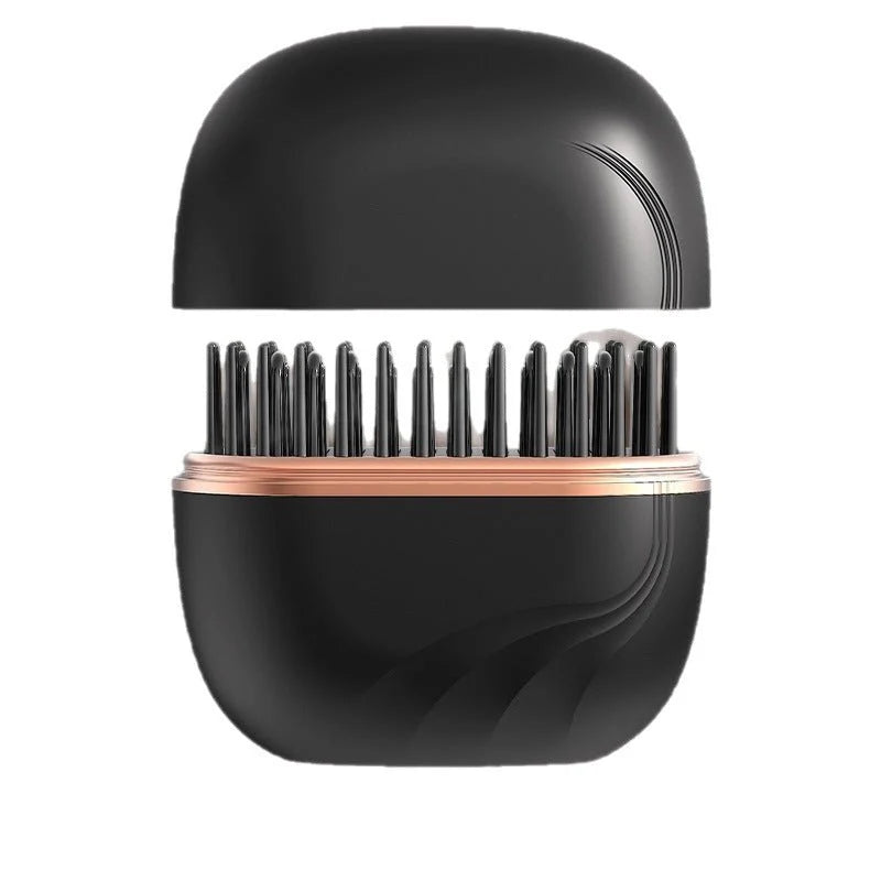 Mini Hair Straightening Comb Wireless Charging Portable