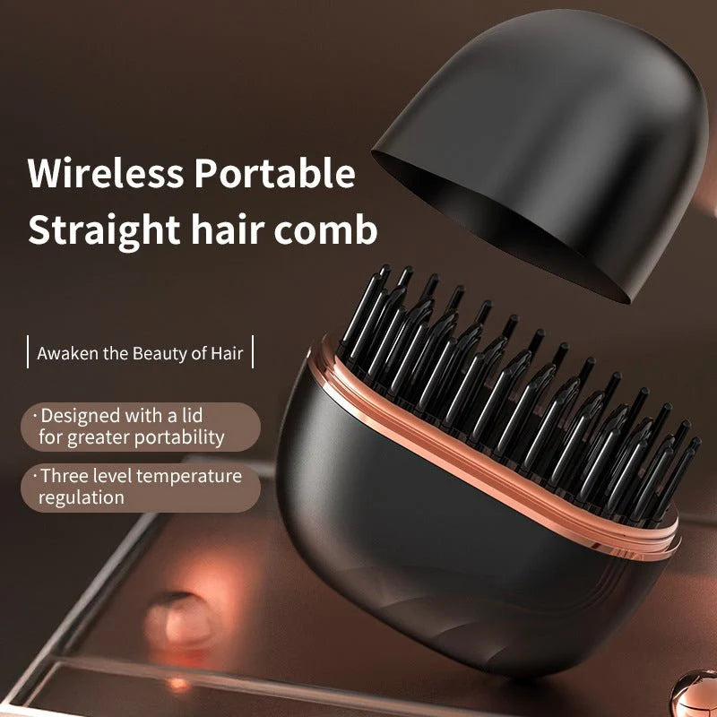 Charging Straight Comb Wireless Portable Travel